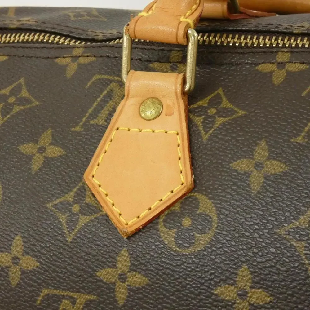 LOUIS VUITTON Brown Monogram Speedy 40 Boston Bag
